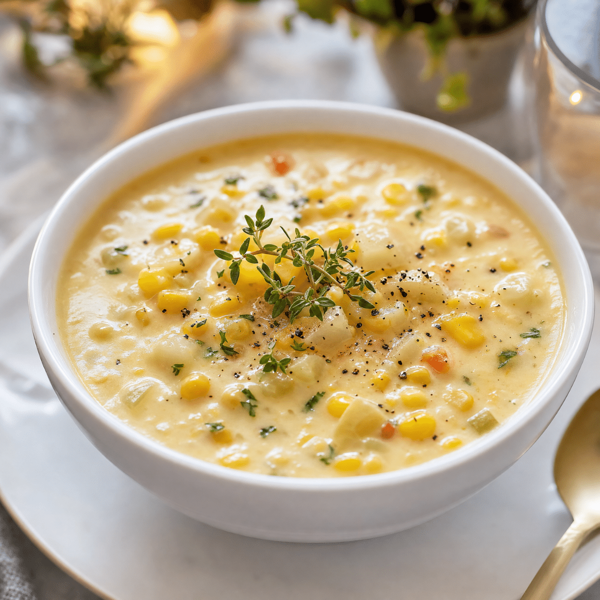 Creamy Corn Chowder Recipe Easy, Cozy, and Homemade