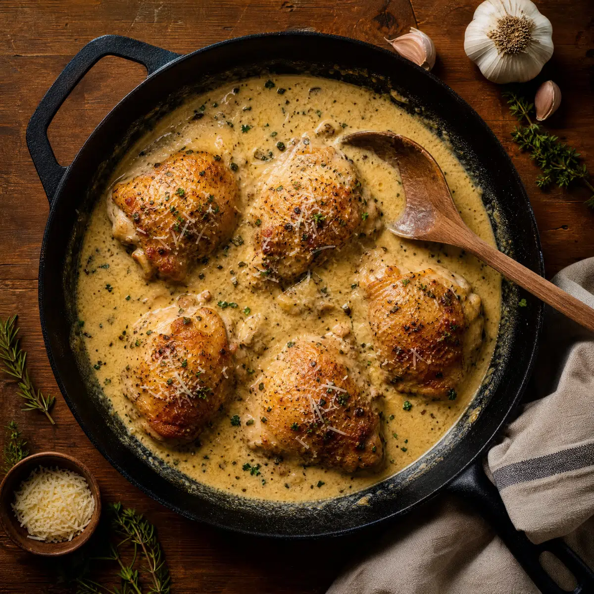 Creamy Oven Baked Chicken Thighs Recipe Everyone Loves