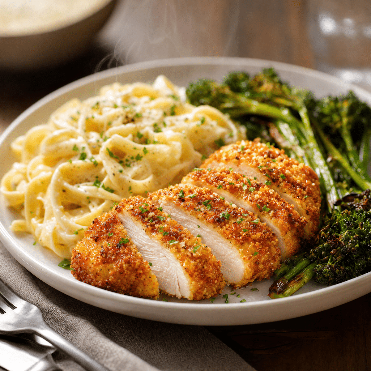Parmesan Crusted Chicken Recipe (Crispy, Juicy & Easy)